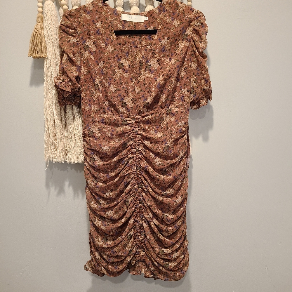ASTR scrunch dress
